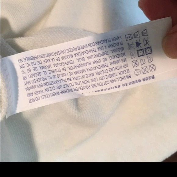 NWT Forever 21 Long Sleeve Cotton Cropped Sweatshirt - Picture 6 of 7